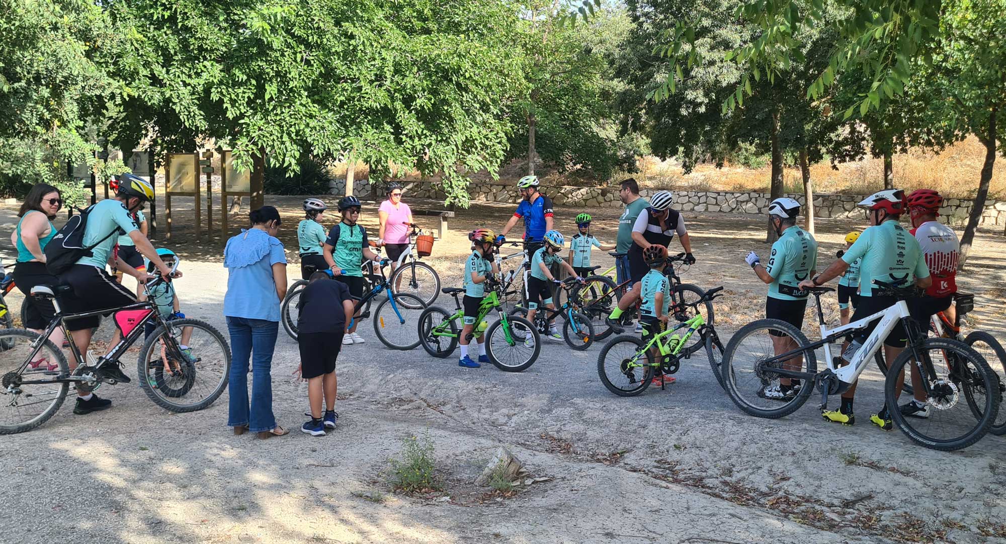 ciclismo en familia